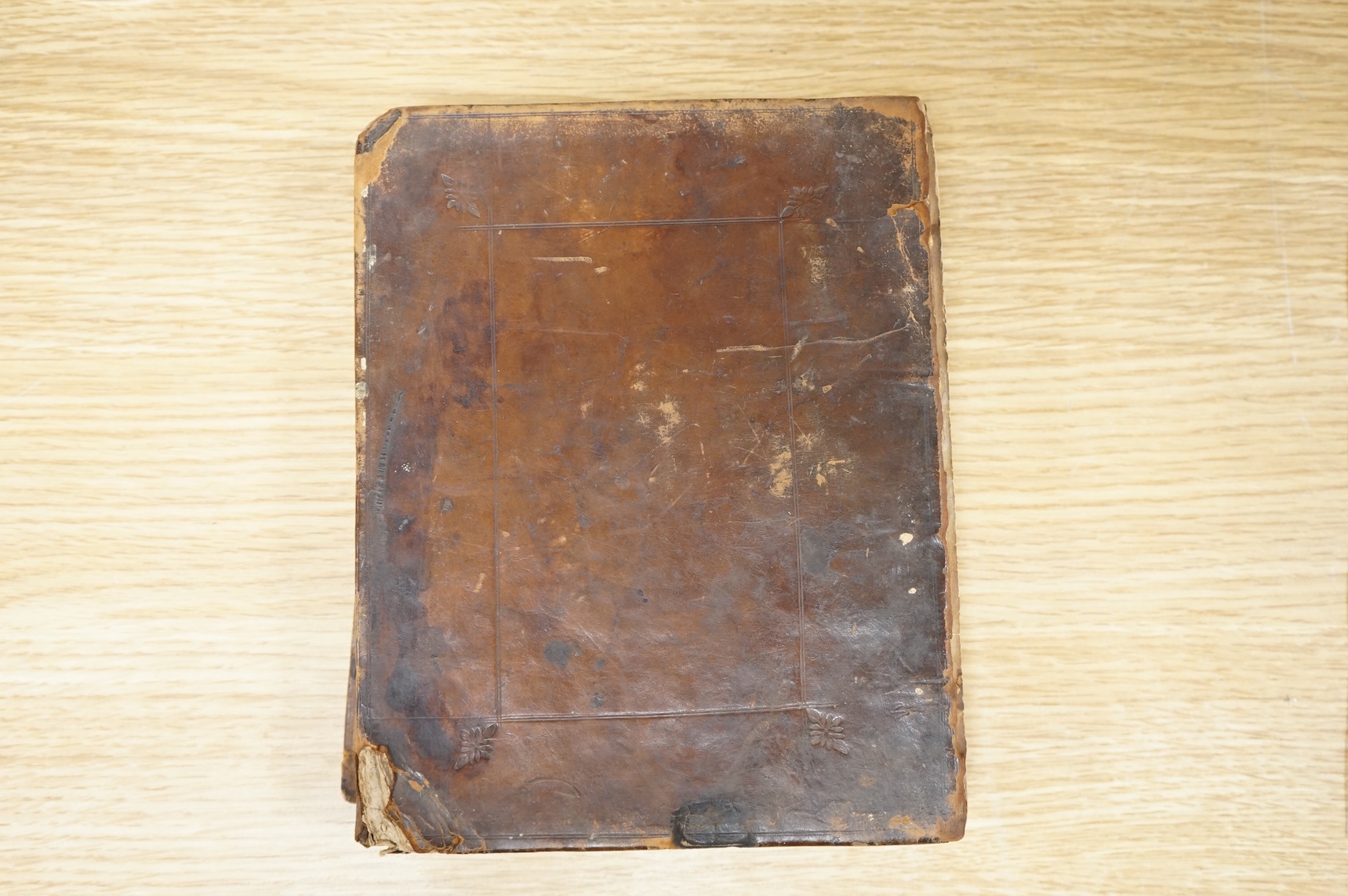 Milton, John - The History of Britain, that part especially now called England ... to the Norman Conquest ... (2nd edition). headpiece decorations; contemp. calf (distressed). printed by J.M. for Spencer Hickman ... 1671